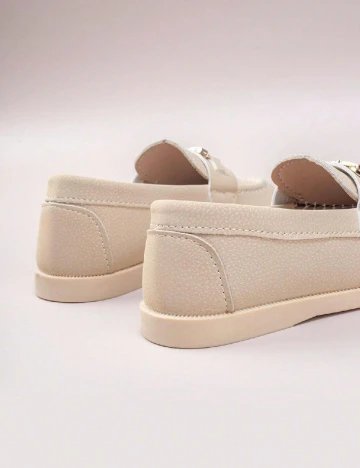 Mocasini Shein Kids, crem