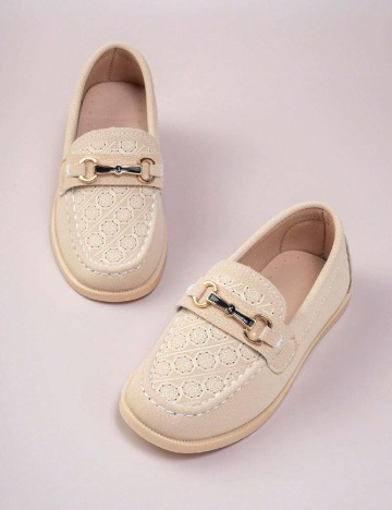 Mocasini Shein Kids, crem