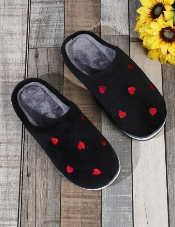 Papuci de Casa SHEIN, negru Negru
