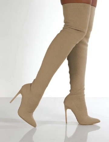 Cizme SHEIN, maro Maro