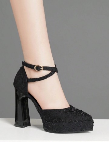 Pantofi SHEIN, negru