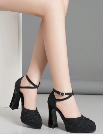 Pantofi SHEIN, negru