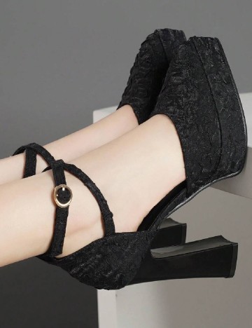 Pantofi SHEIN, negru