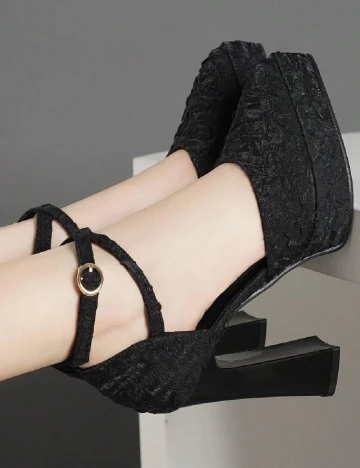 Pantofi SHEIN, negru Negru