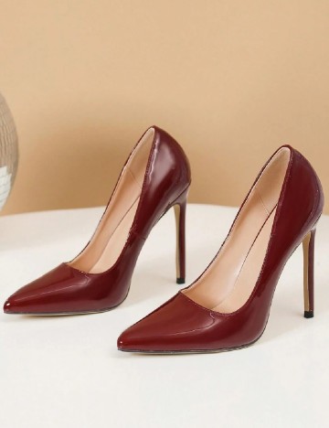 Pantofi SHEIN, visiniu
