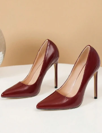 Pantofi SHEIN, visiniu