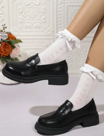 Mocasini SHEIN, negru