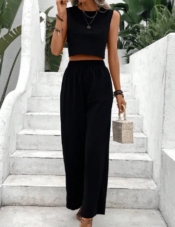 Compleu SHEIN, negru Negru