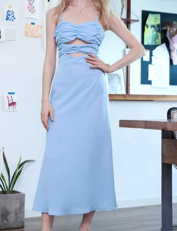 Rochie medie SHEIN, bleu Albastru