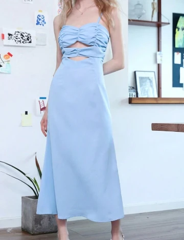 Rochie medie SHEIN, bleu Albastru