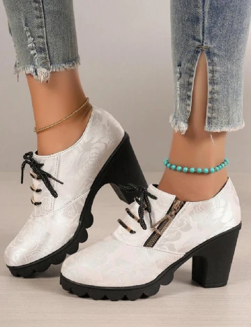 Pantofi SHEIN, alb