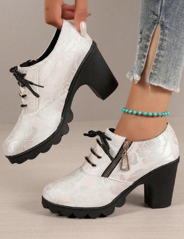 Pantofi SHEIN, alb