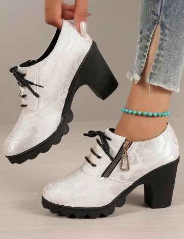 Pantofi SHEIN, alb