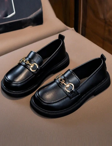 Mocasini Shein Kids, negru