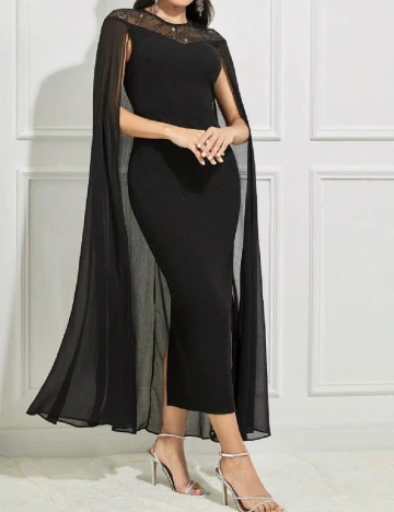 Rochie medie SHEIN, negru Negru