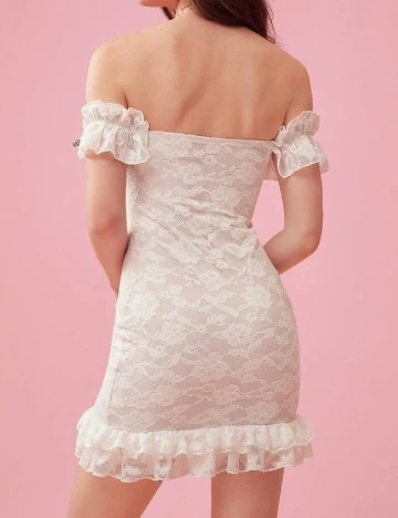 Rochie scurta SHEIN, alb