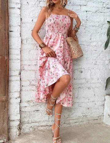 Rochie medie SHEIN, roz