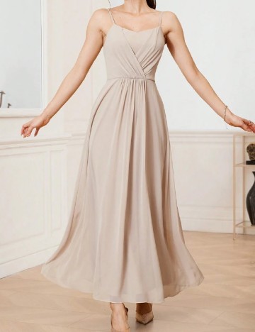 Rochie lunga SHEIN, crem
