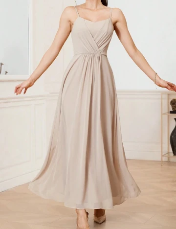 Rochie lunga SHEIN, crem