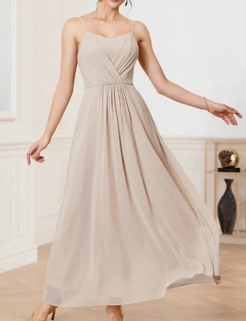 Rochie lunga SHEIN, crem