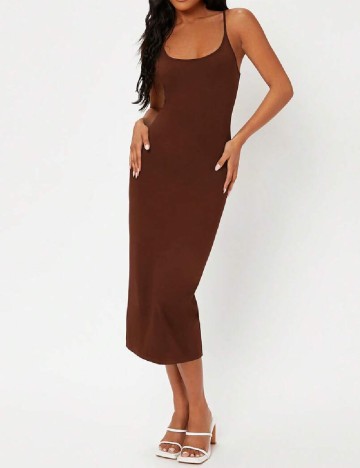 
						Rochie medie SHEIN, maro