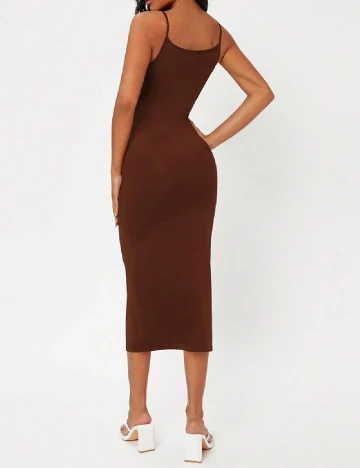 Rochie medie SHEIN, maro