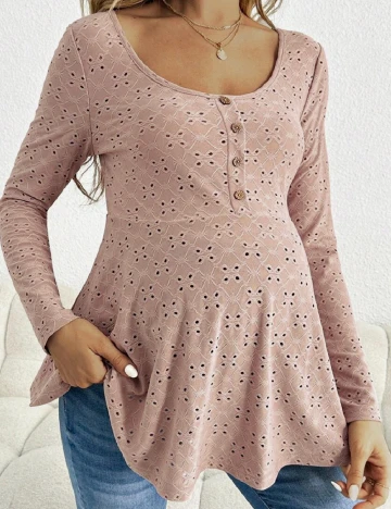 Bluza SHEIN Maternity, mov Mov