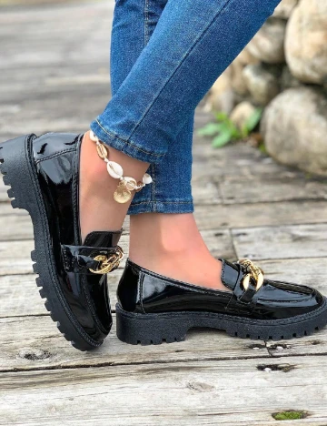 Mocasini SHEIN, negru