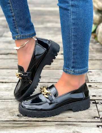 Mocasini SHEIN, negru