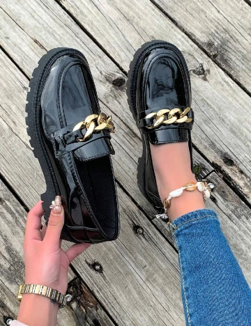 Mocasini SHEIN, negru