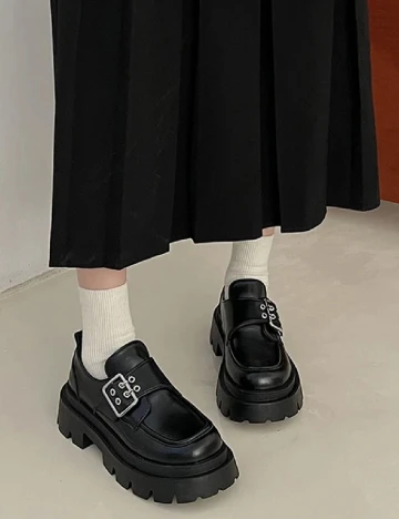 Mocasini SHEIN, negru
