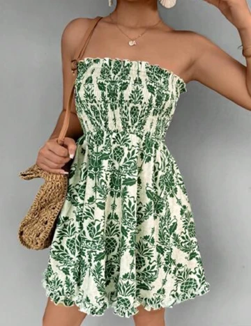 Rochie scurta SHEIN, verde Verde