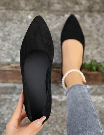 Balerini SHEIN, negru Negru