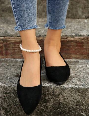 Balerini SHEIN, negru Negru