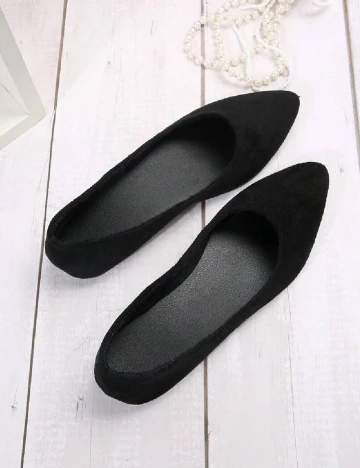 Balerini SHEIN, negru Negru