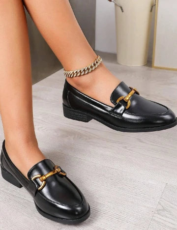 Mocasini SHEIN, negru