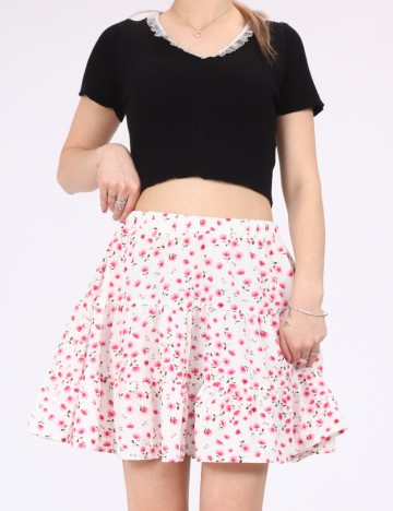 Fusta SHEIN, floral print