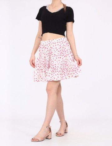 Fusta SHEIN, floral print