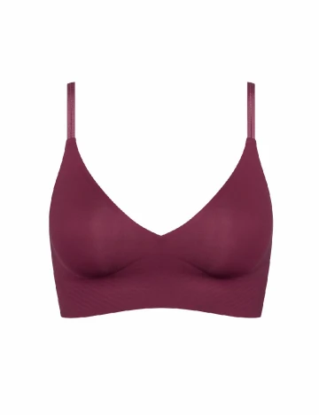 Bustiera Sloggi by Triumph Plus Size, pruna
