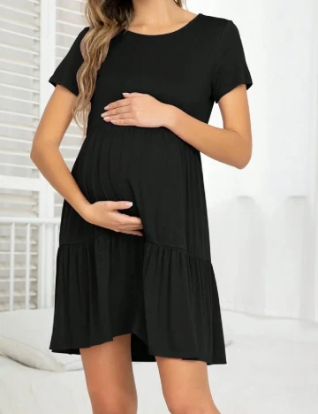 Rochie scurta SHEIN Maternity, negru