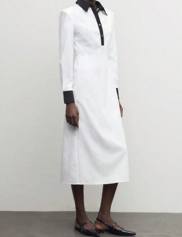 Rochie medie SHEIN, alb