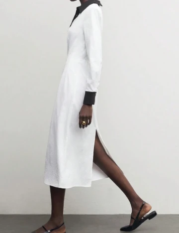 Rochie medie SHEIN, alb