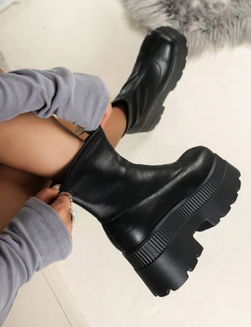 Botine SHEIN, negru