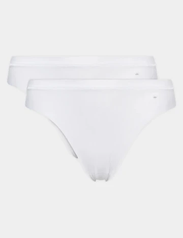 Set chiloti 2 perechi Triumph, alb