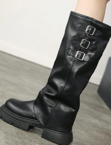 Cizme SHEIN, negru Negru