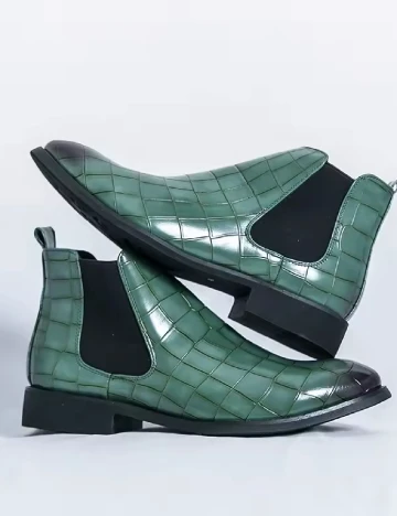Botine SHEIN, verde Verde