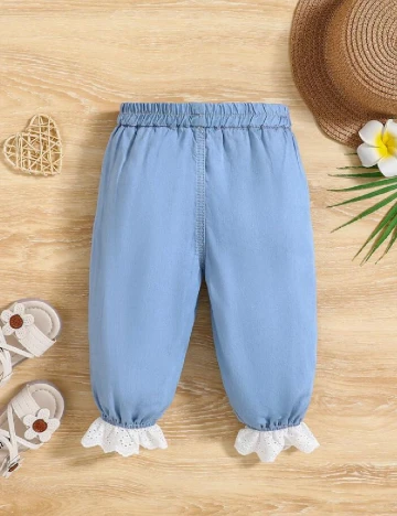 Pantaloni Shein Kids, albastru