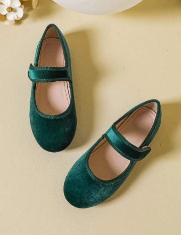 Pantofi Shein Kids, verde