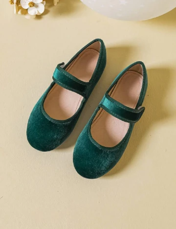 Pantofi Shein Kids, verde