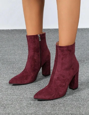 Botine SHEIN, visiniu